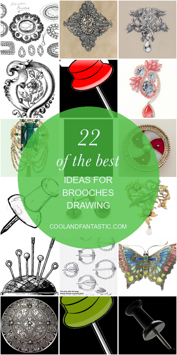 22 Of the Best Ideas for Brooches Drawing Home, Family, Style and Art